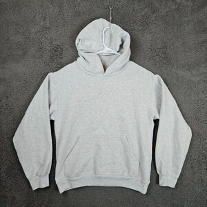 Los Angeles Apparel 14oz Hoodie Grey Mens Small Made in USA